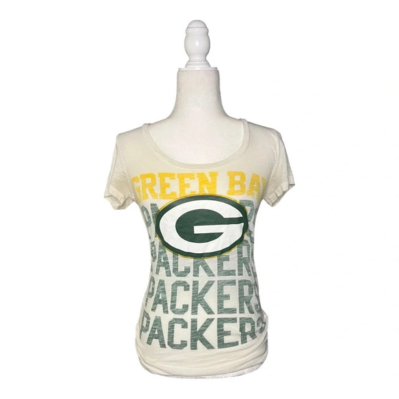 Green Bay Packers Y2K Graphic Tee VS Pink XS - Picture 1 of 3